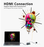 Load image into Gallery viewer, Real time HDMI hologram fan and for 4 size available 65cm/100cm/150cm/180cm